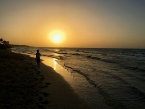 The Sunset in Cuba