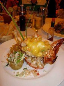 Cuban-Chinese Cooperative’s take on Caribbean lobster thermidor, 2014