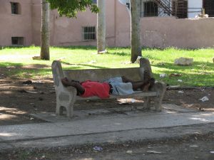 Personas sin hogar en La Habana