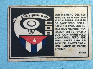 ID Card of the Committee for the Defense of the Revolution