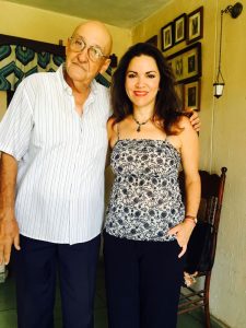 Ernesto Chávez and Lillian Guerra in 2016