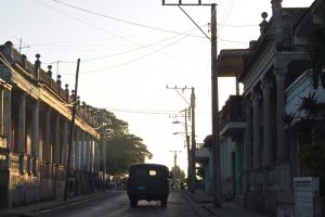 Downtown Pinar del Rio at dusk