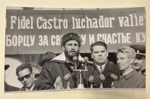 Fidel Castro in Moscow’s Red Square, 1963