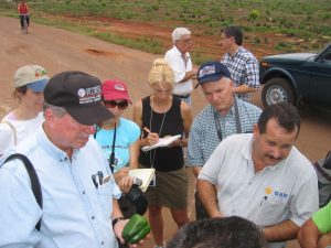 UF-IFAS faculty at vegetable farm in central Cuba